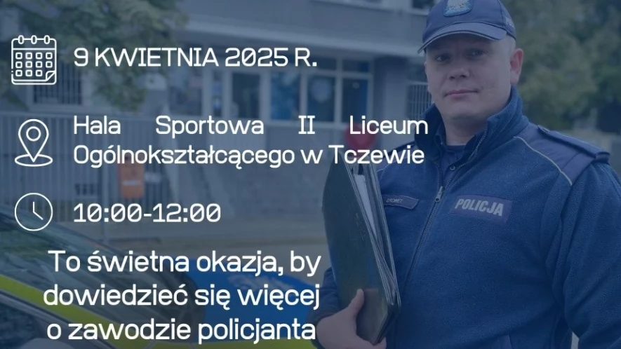 Tczewskie Targi Pracy. Policjanci zapraszają do służby