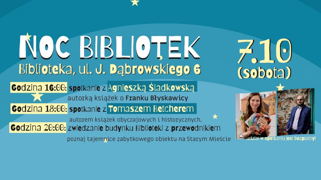 Tę noc spędź... w bibliotece