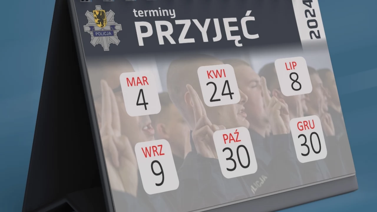 Terminy przyjęć do policyjnej służby
