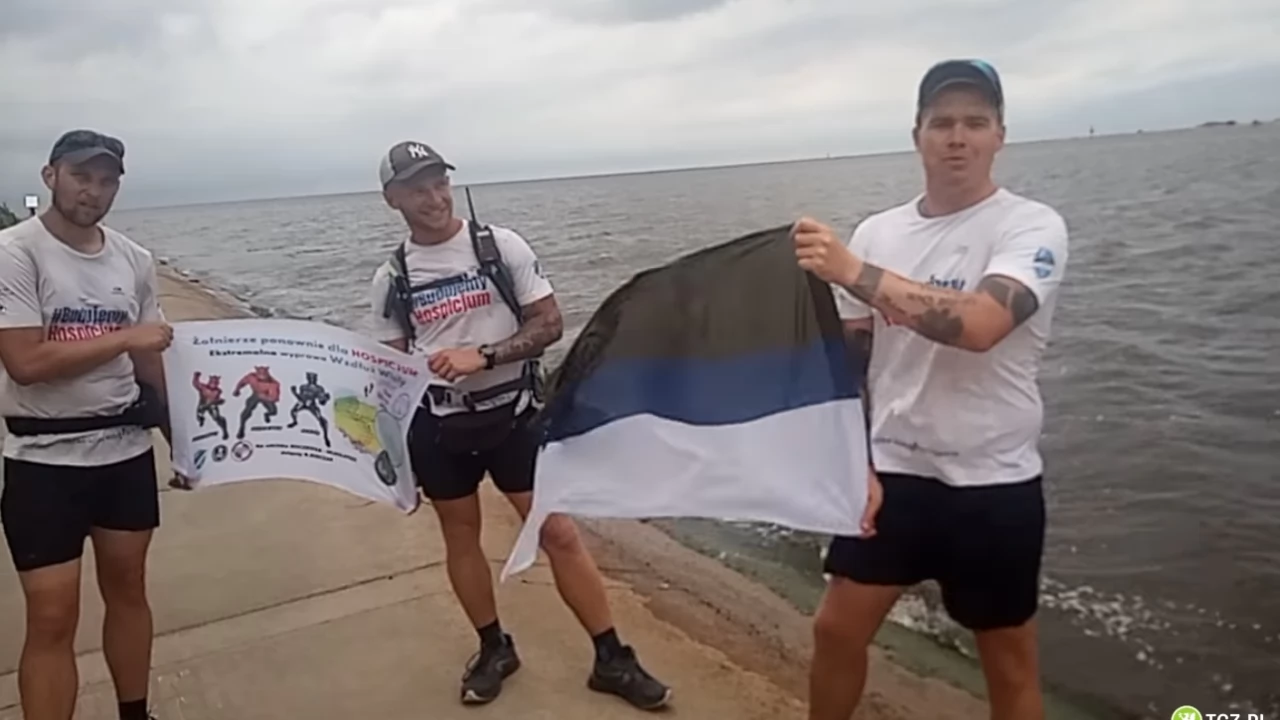 Terytorialsi pokonali ponad 1100 km, by wesprzeć budowę hospicjum