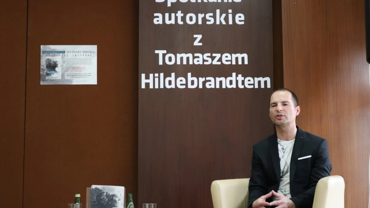 Tomasz Hildebrandt z najnowszą książką "Wymiary mroku"