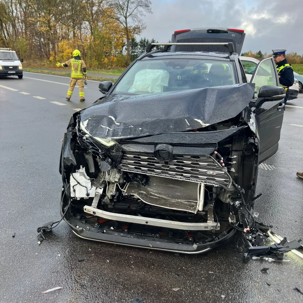 Tragiczny wypadek na DK22 w Bałdowie. Nie żyje jedna osoba