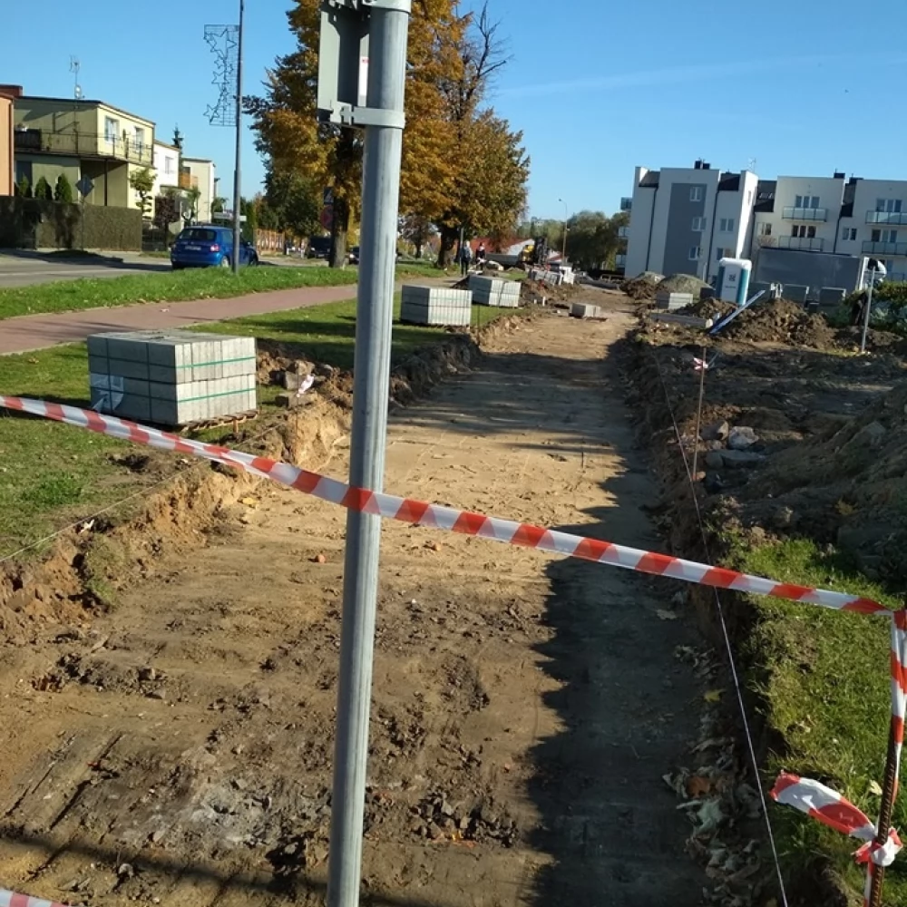 Trwa budowa odcinka nowej drogi rowerowej na terenie Tczewa