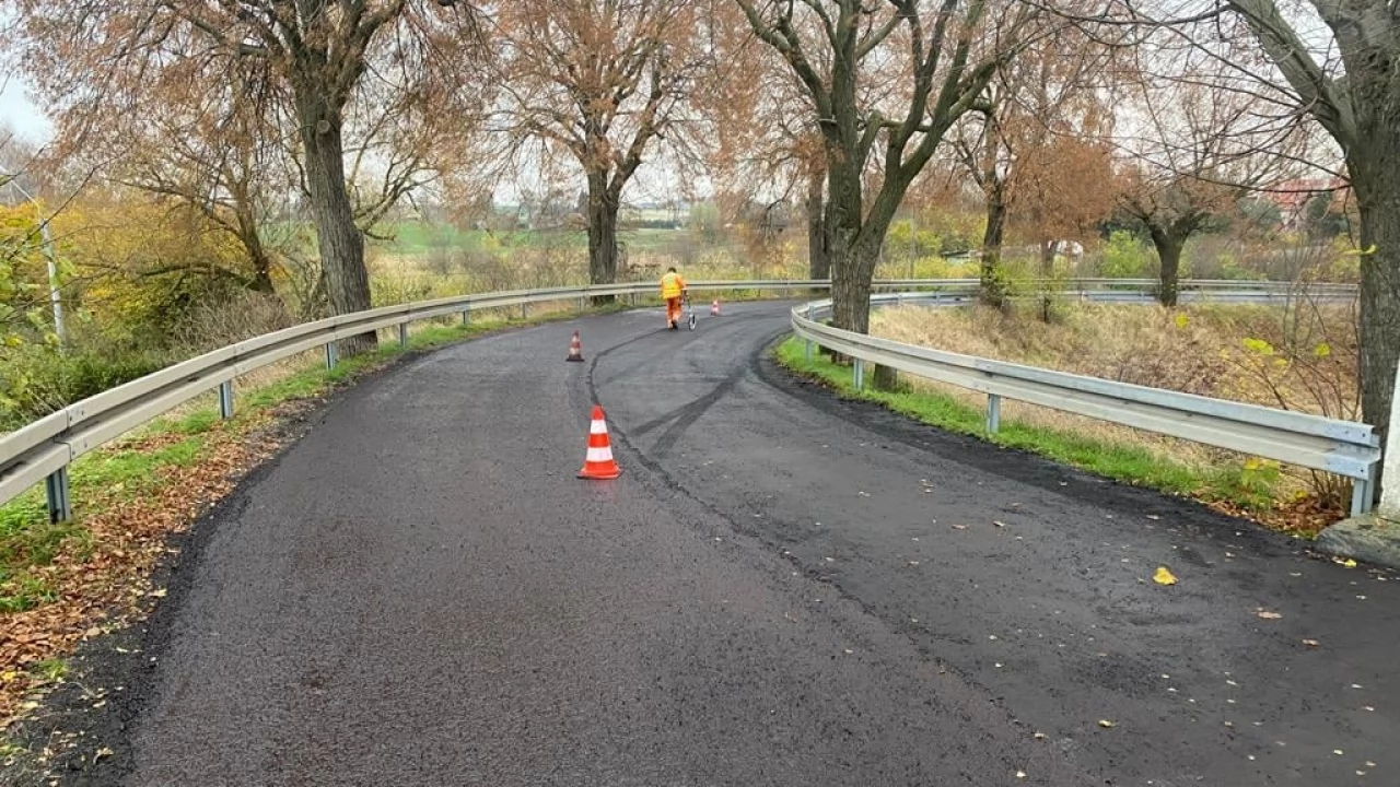 Trwa remont powiatowych dróg