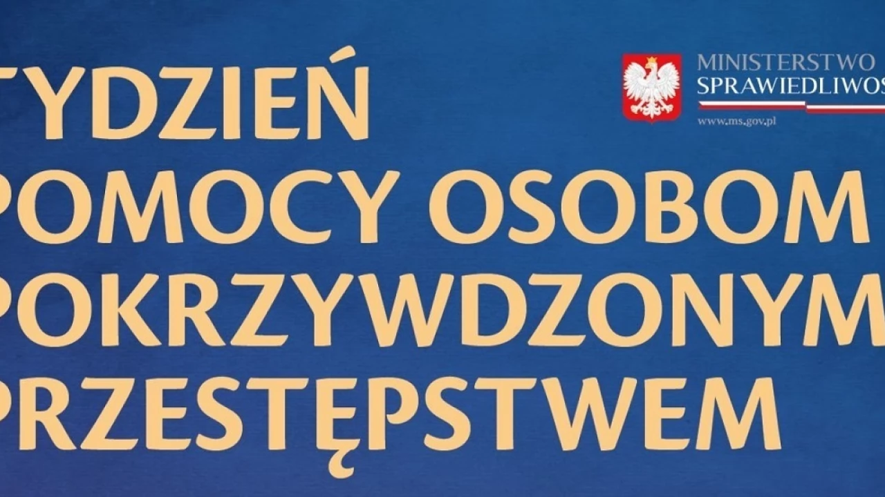 Trwa Tydzień Pomocy Osobom Pokrzywdzonym Przestępstwem
