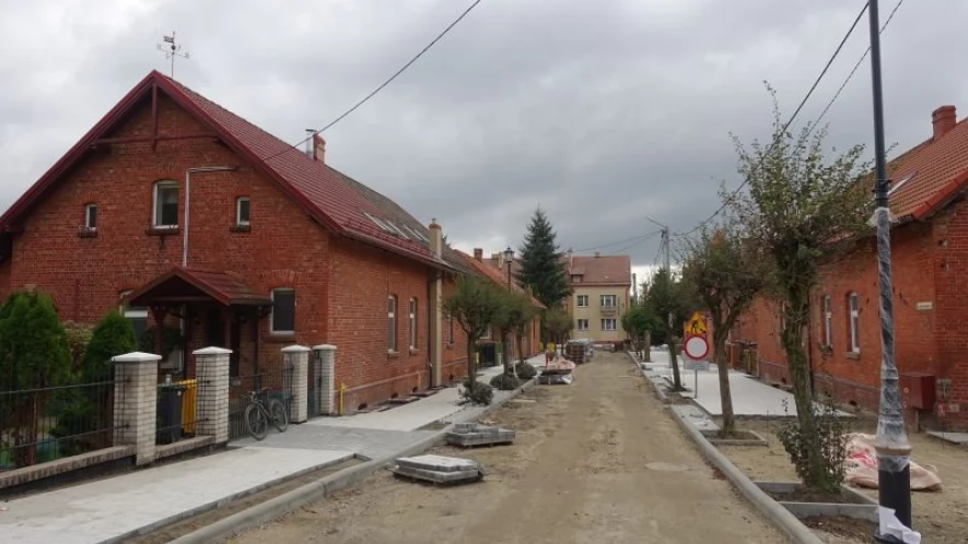 Trwają prace na ul. Partyzantów w Gniewie