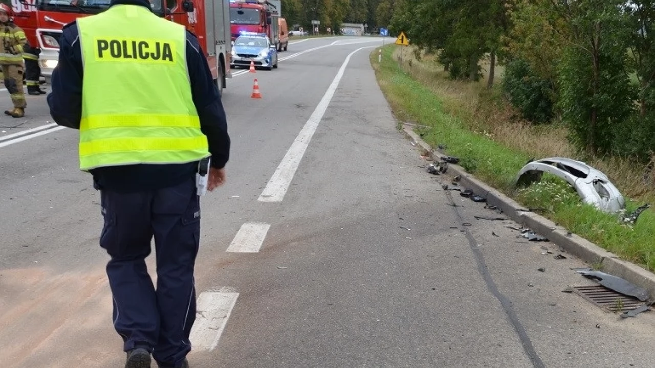 Trzy osoby w szpitalu po wypadku w Piasecznie