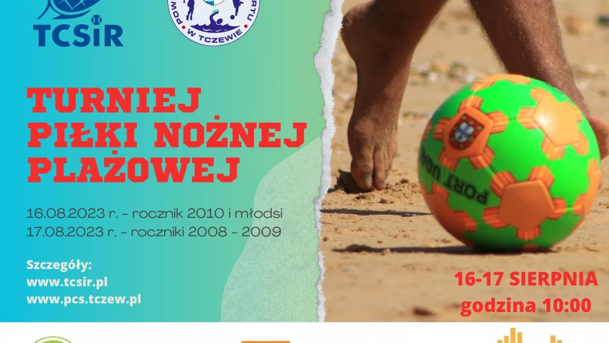 Turniej piłki nożnej plażowej dla uczniów szkół podstawowych