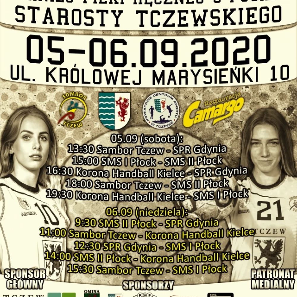 Turniej Piłki Ręcznej o Puchar Starosty Tczewskiego (05-06.09.2020)