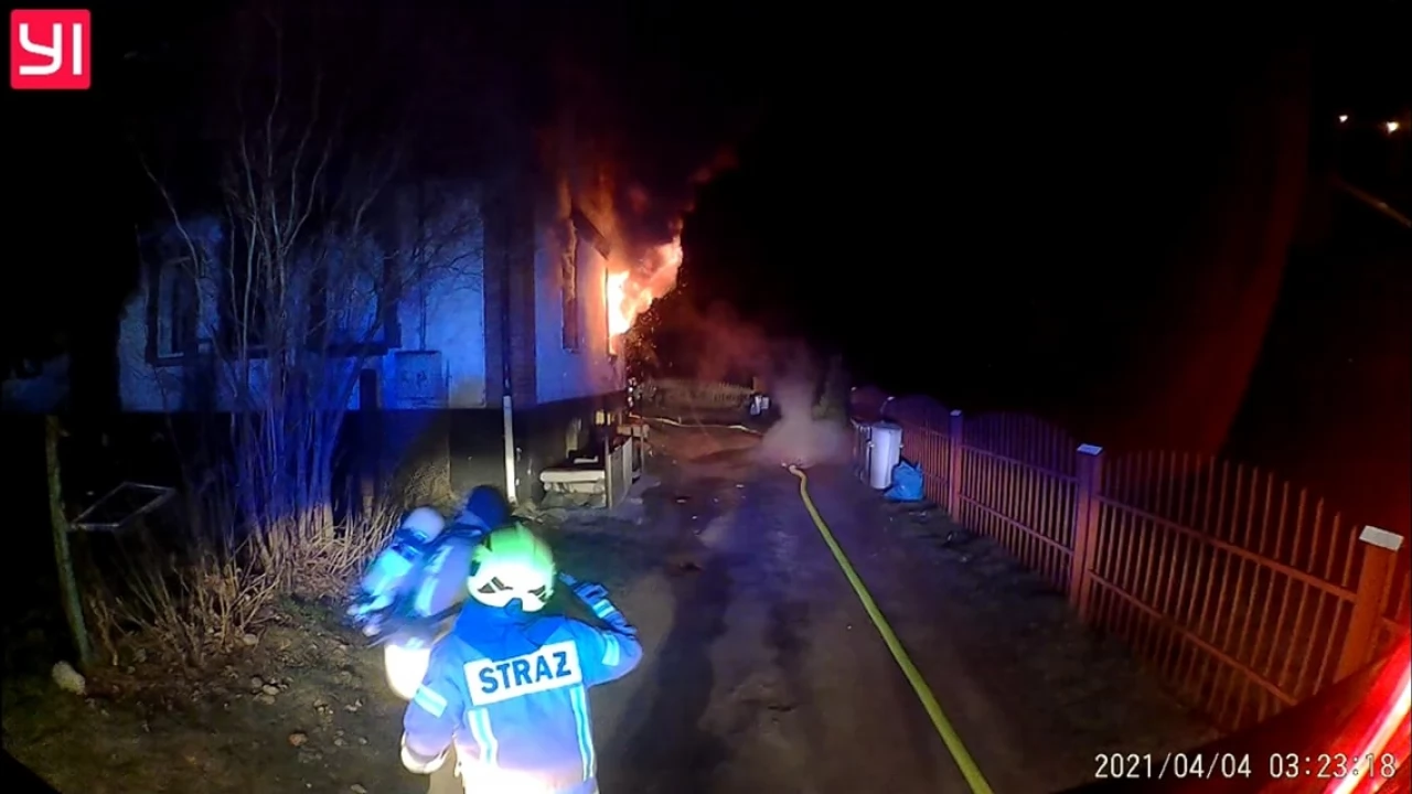 Turze. Pożar w jednym z domostw