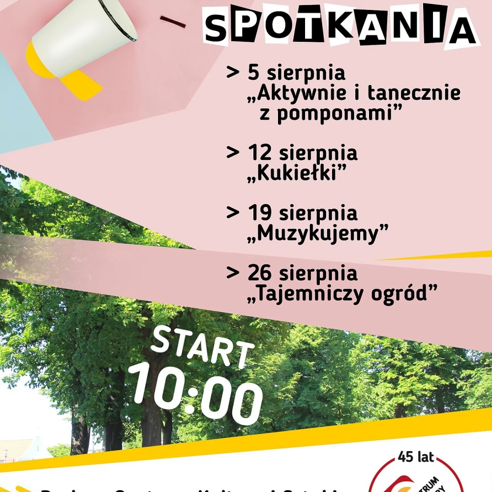 Twórcze spotkania. Spotkajmy się w parku CKIS