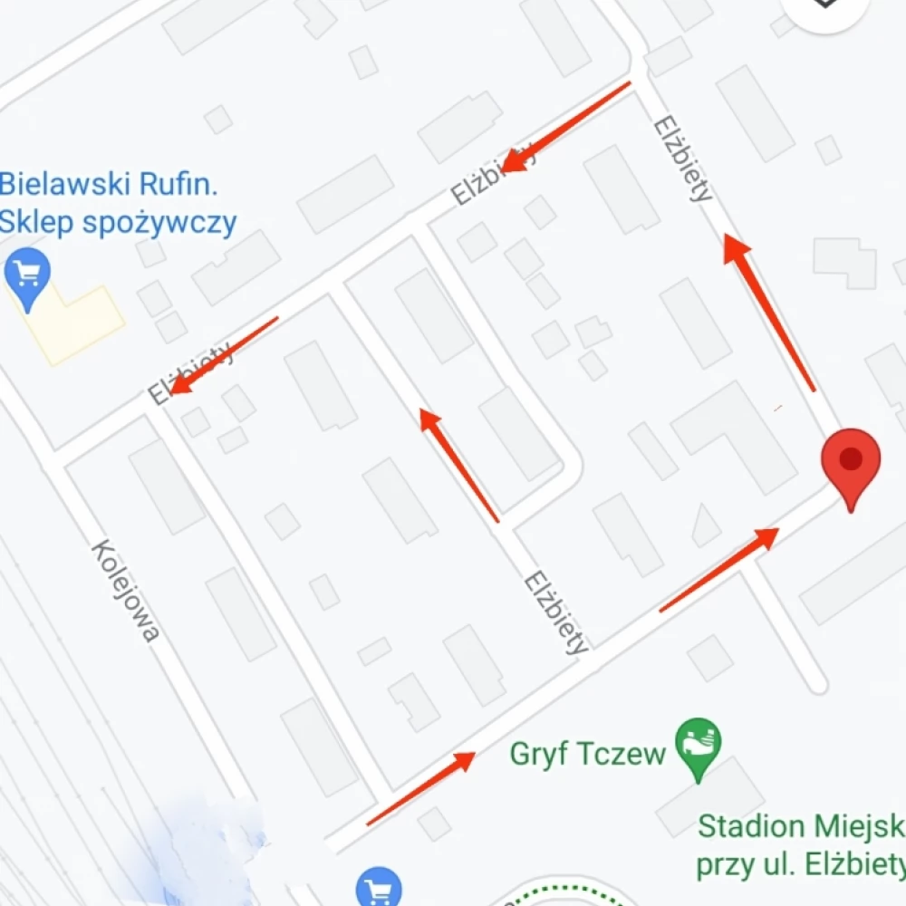 Ul. Elżbiety - tak ma być czy błąd?