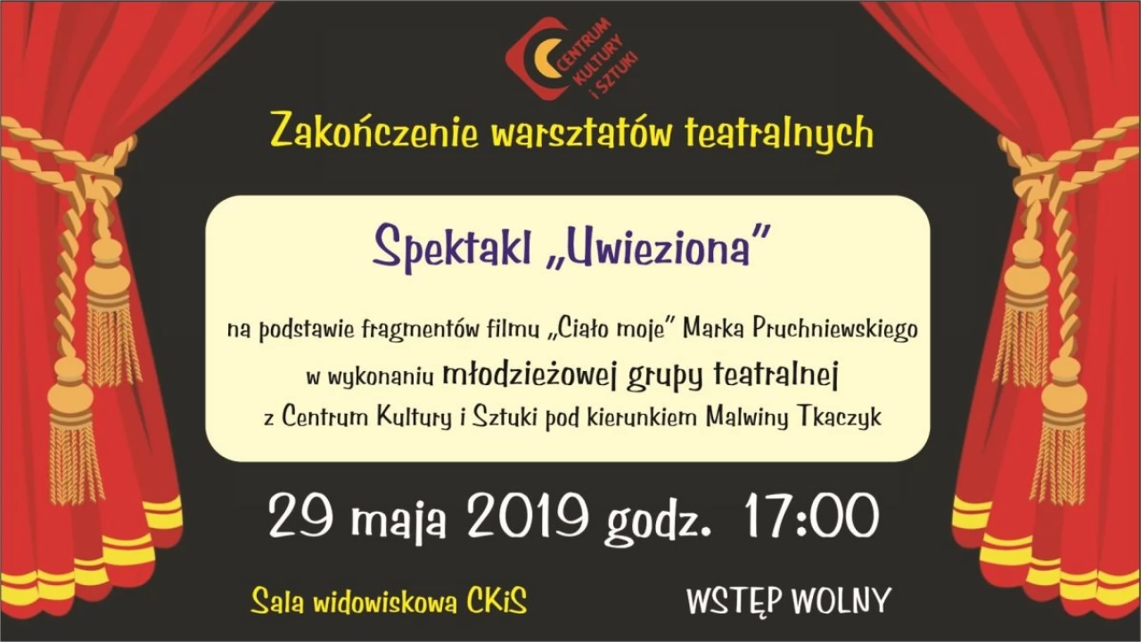 "Uwięziona" na podstawie fragmentów "Ciało moje" Marka Pruchniewskiego