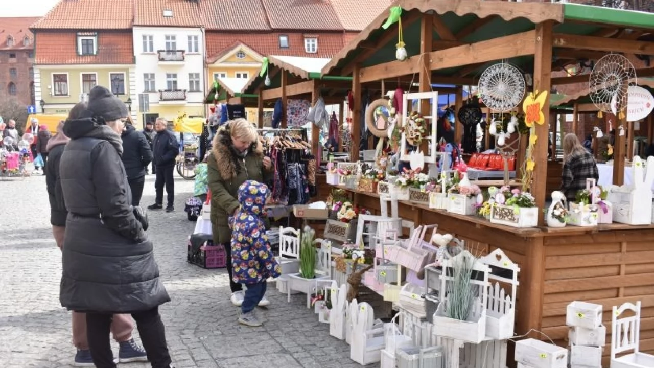W Gniewie też odbył się jarmark wielkanocny