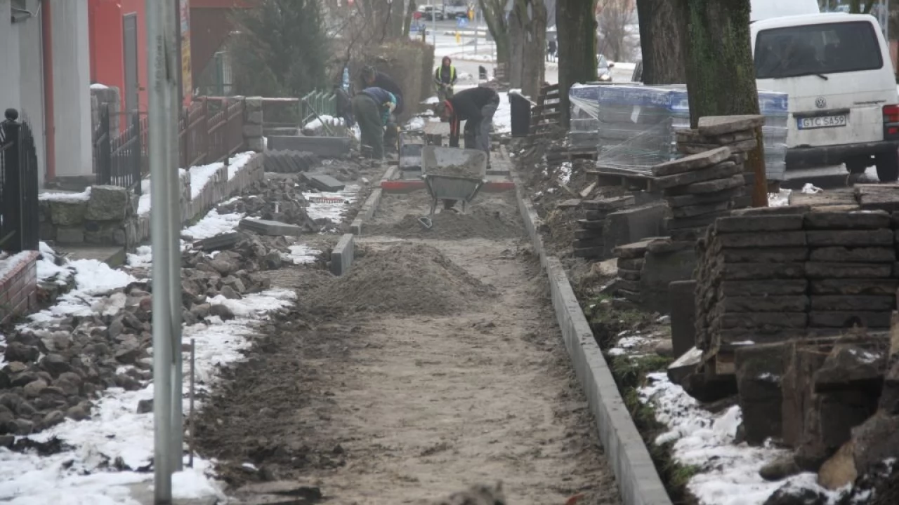 W Gniewie trwają prace inwestycyjne