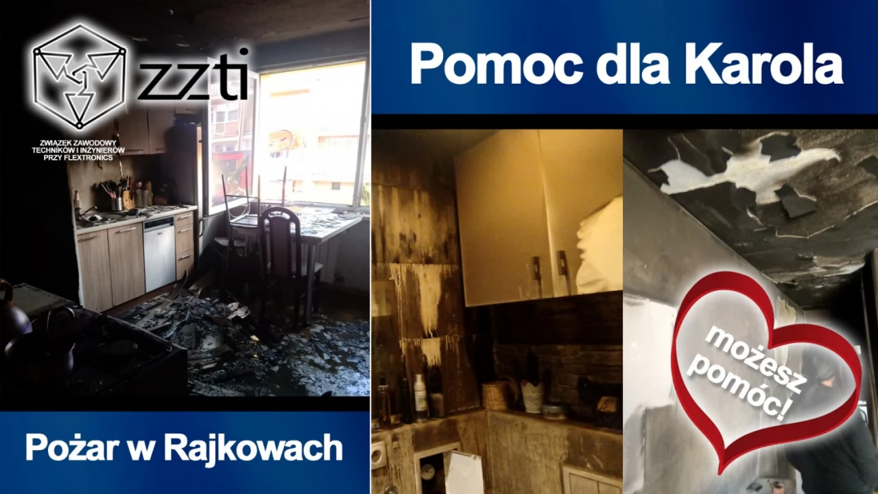 W nocy spłonęło mieszkanie. Ruszyła akcja pomocowa
