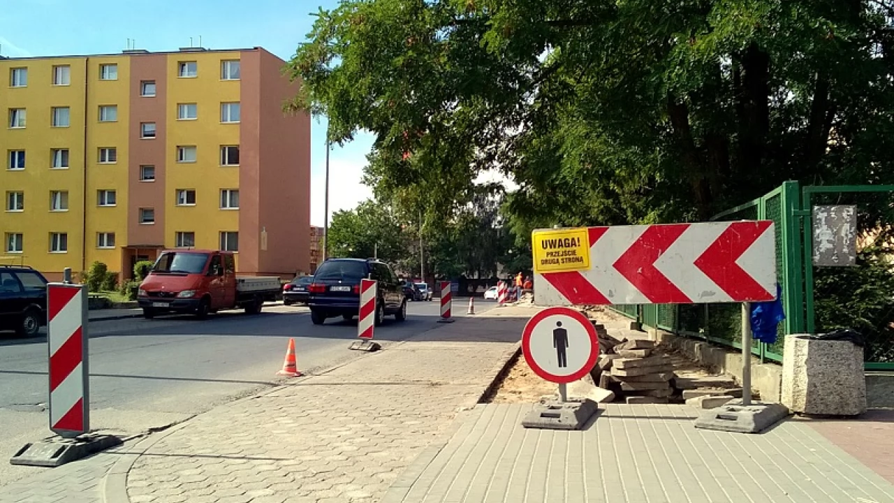 W Pelplinie trwają remonty ulic