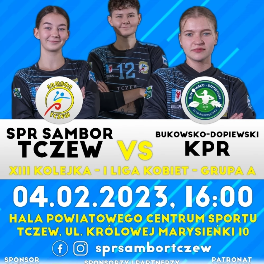 W sobotę, 4 lutego, ważny mecz Samborzanek