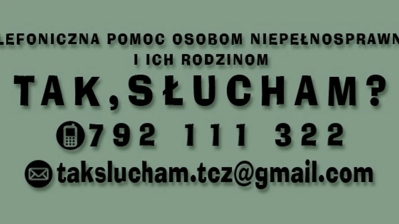 W Tczewie ruszyła infolinia - "Tak, słucham?"