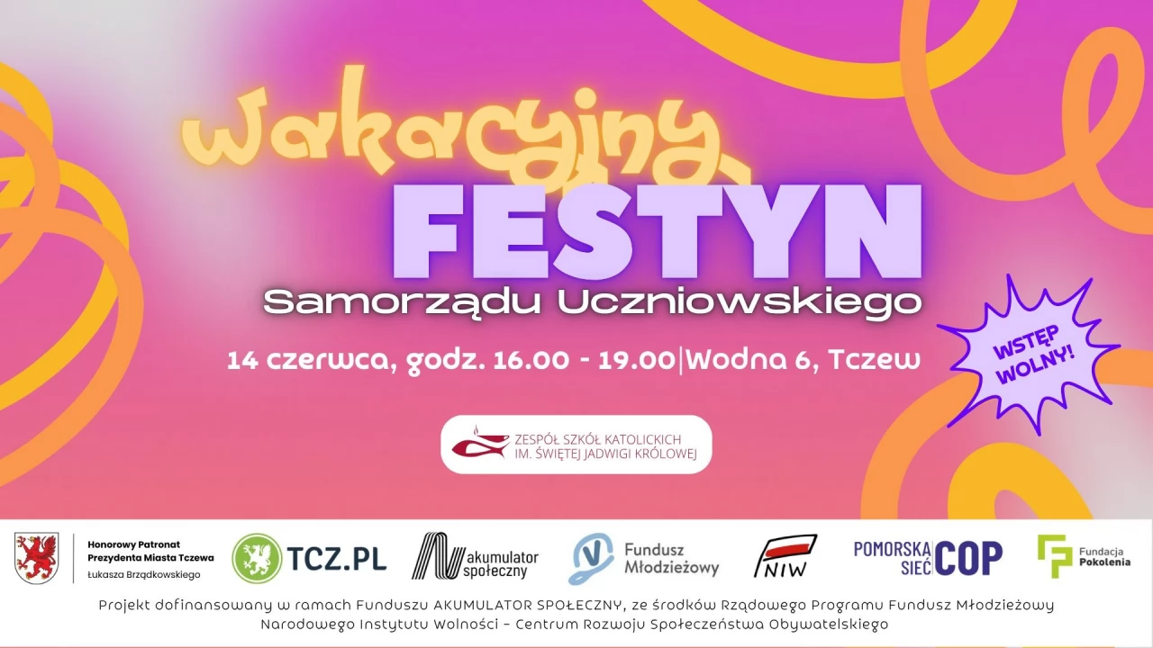 Wakacyjny festyn Zespołu Szkół Katolickich w Tczewie