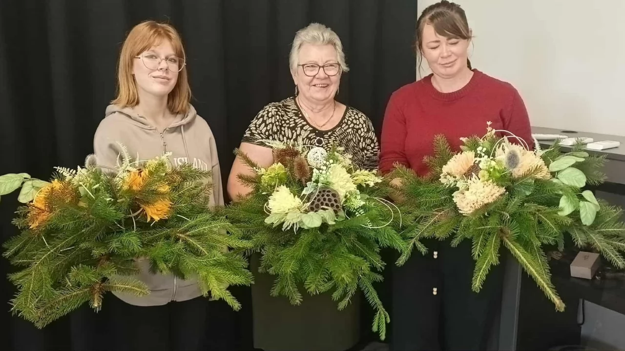 Warsztaty florystyczne pełne barw i uśmiechów w Lubiszewie Tczewskim!