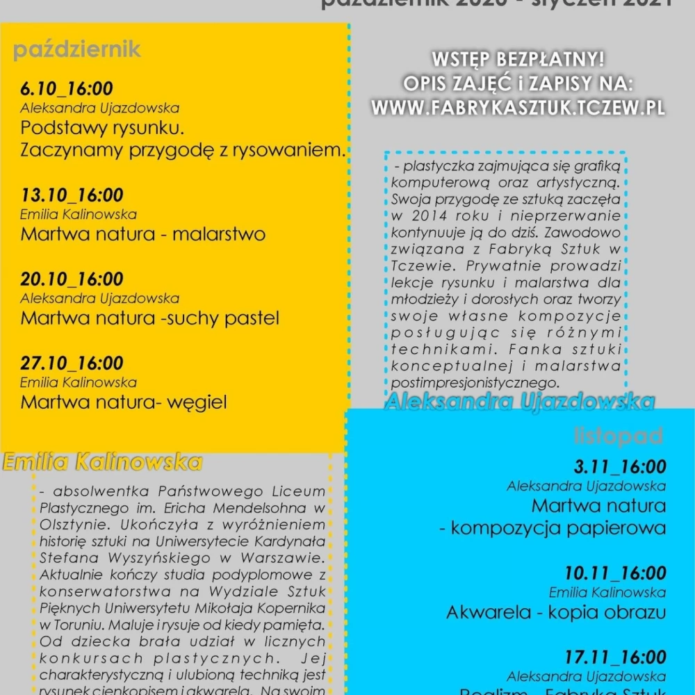 Warsztaty plastyczne dla młodzieży