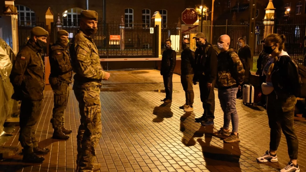 Wcielenie terytorialsów w malborskim 71 blp