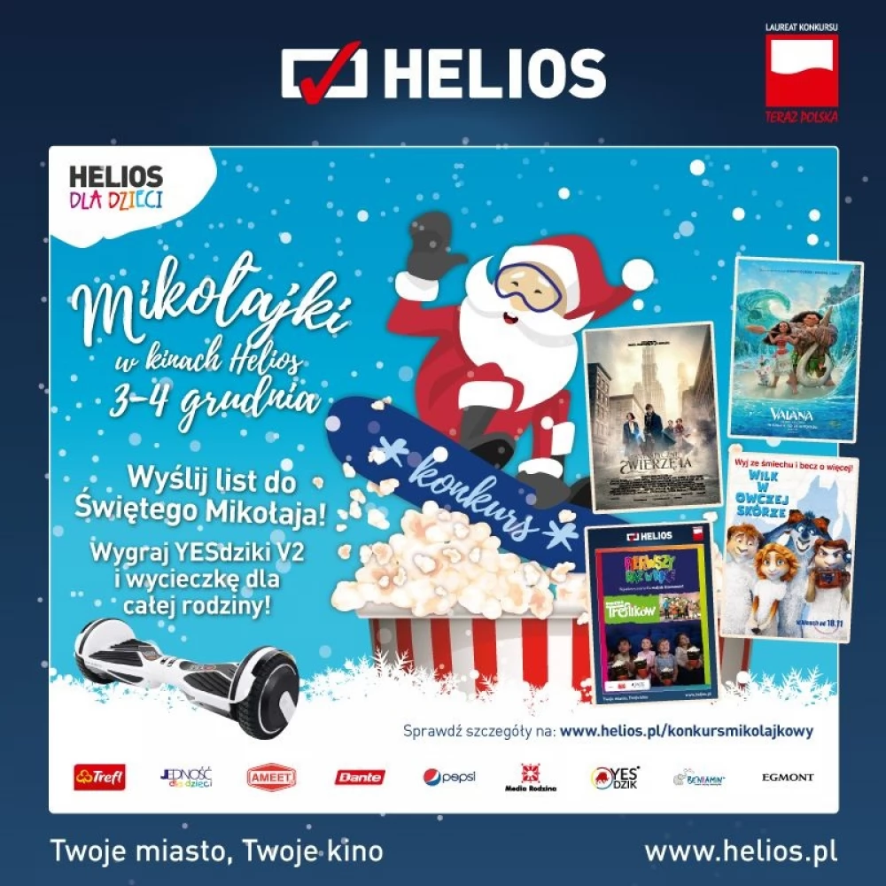 Weekend Mikołajkowy w kinie Helios