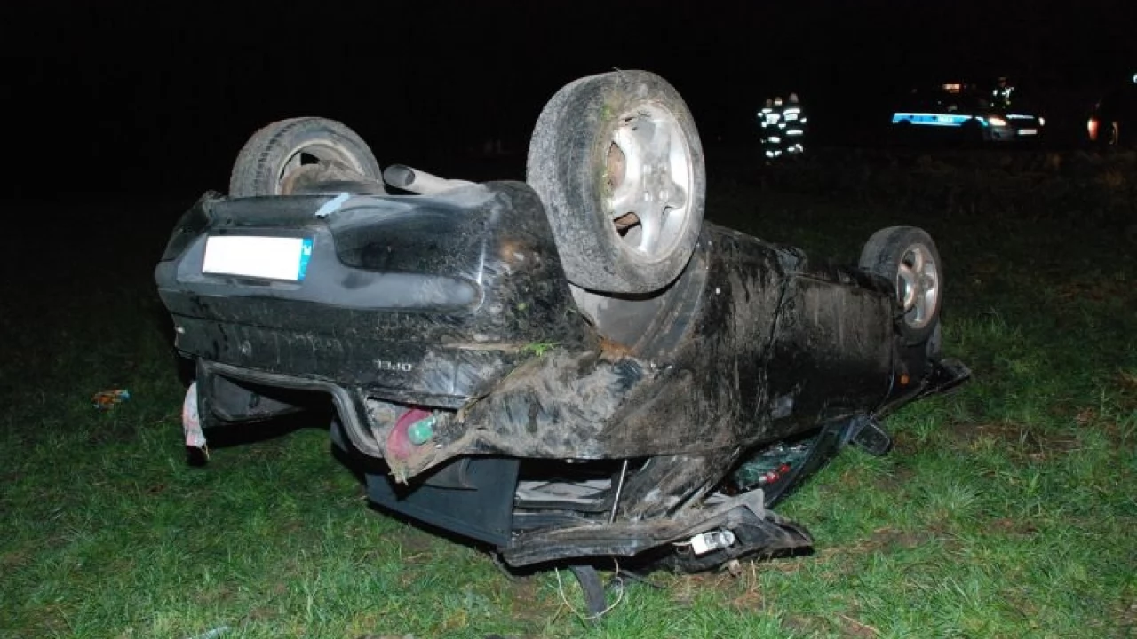 Wielgłowy. Nietrzeźwy kierowca spowodował wypadek