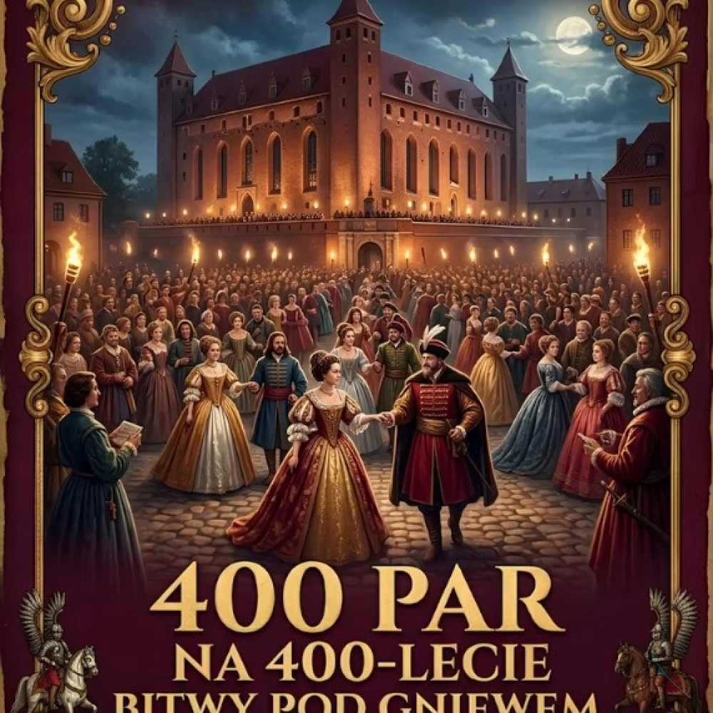 Wielkie odliczanie do jubileuszu! Dołącz do akcji "400 par na 400-lecie Bitwy pod Gniewem"