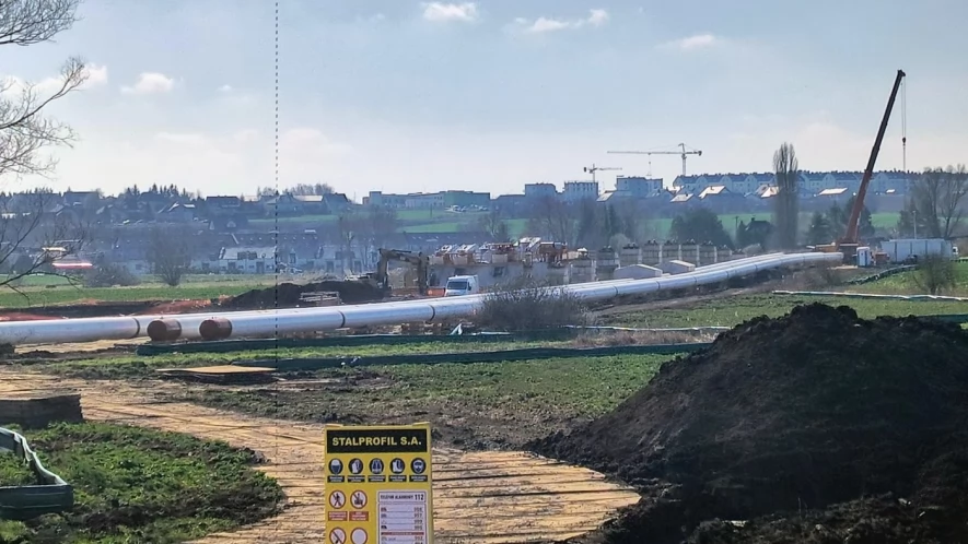 Wielkie wykopy pod Tczewem. Powstaje gazociąg