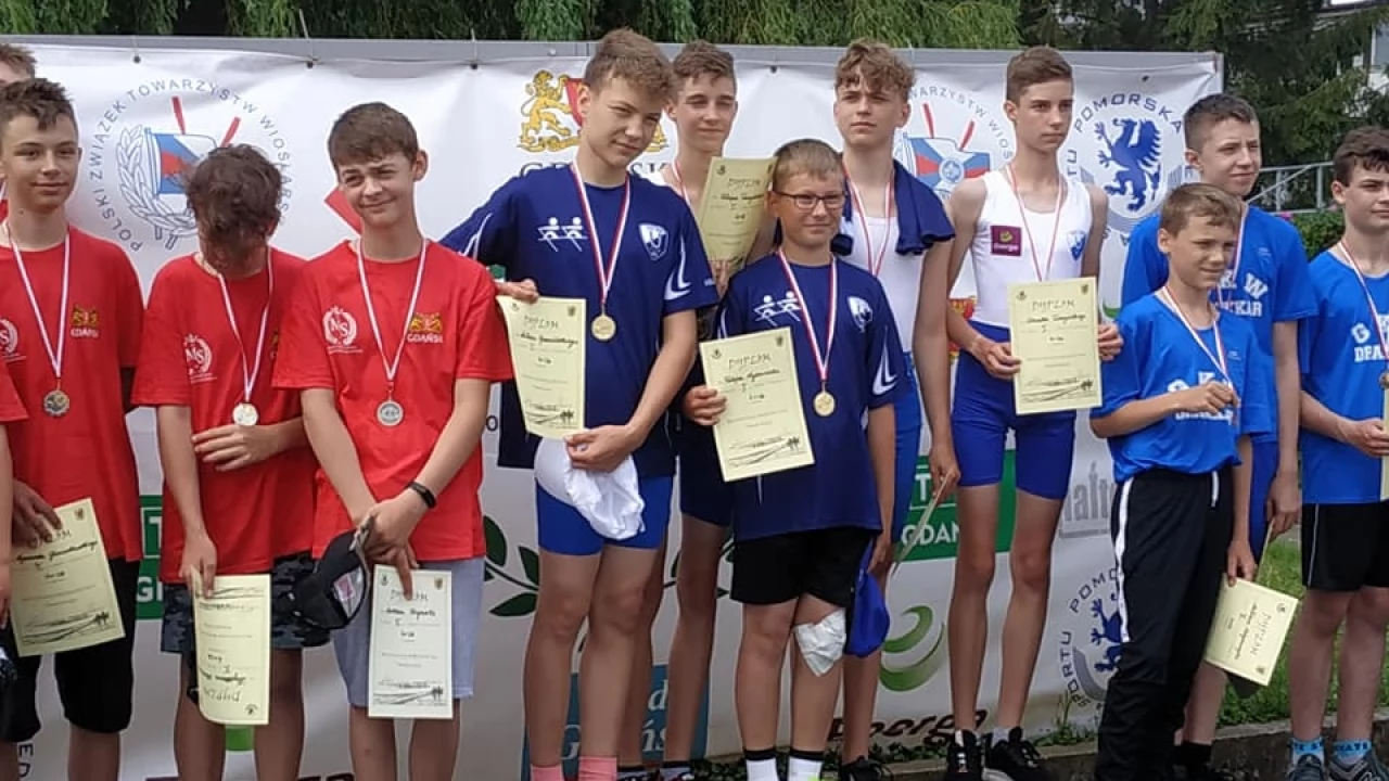 Wioślarze Unii Tczew z medalami