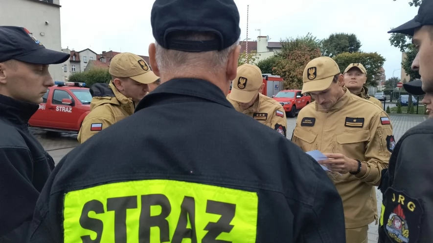 Wyciek gazu, kolizja z łosiem - straż miała ręce pełne roboty