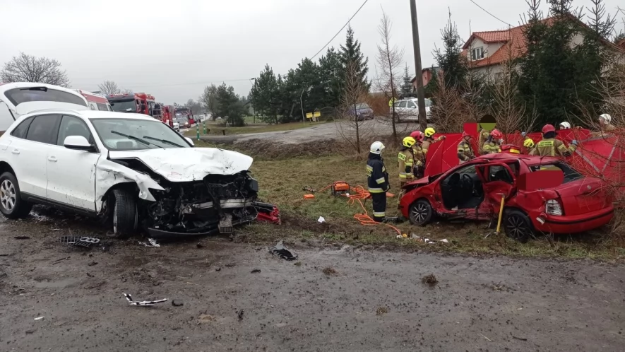 Wypadek na dk "91". Jedna osoba nie żyje