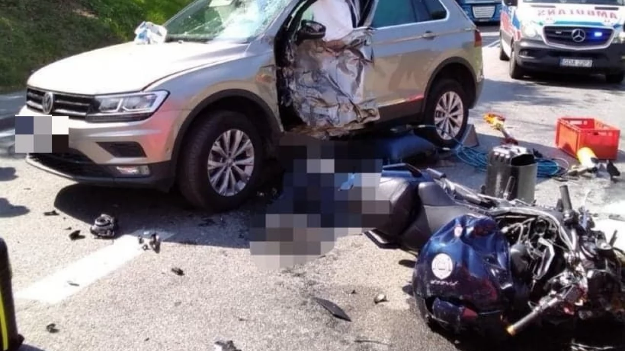 Wypadek na DK 91. Nie żyje motocyklista [AKTUALIZACJA]