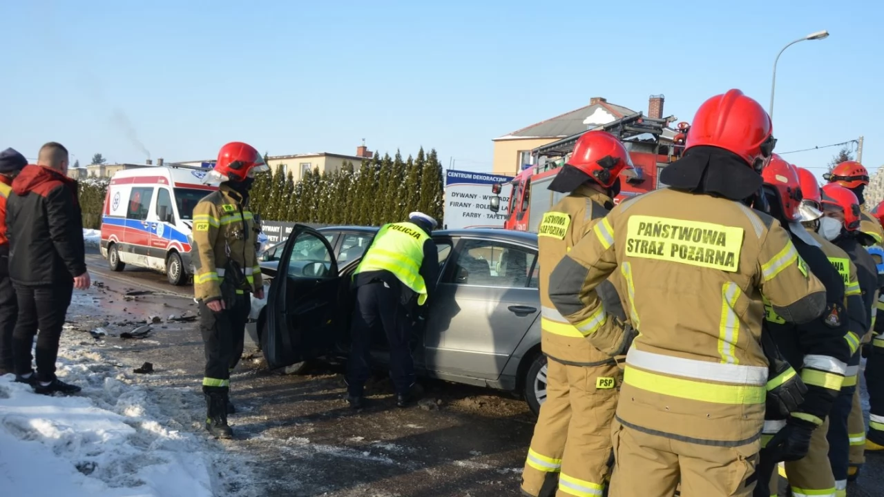 Wypadek na Jagiellońskiej. Są utrudnienia w ruchu