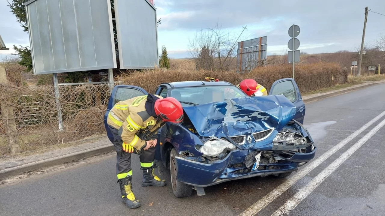Wypadek na Malinowskiej. Na miejscu LPR