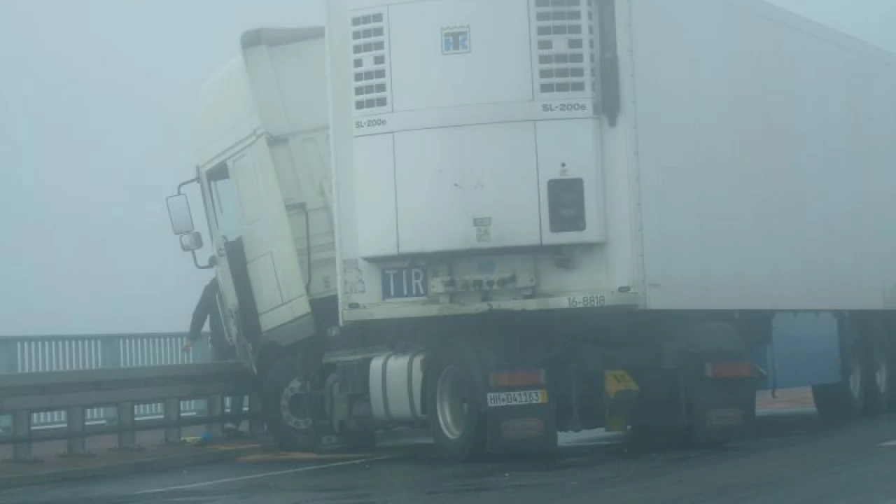 Wypadek na moście w Knybawie