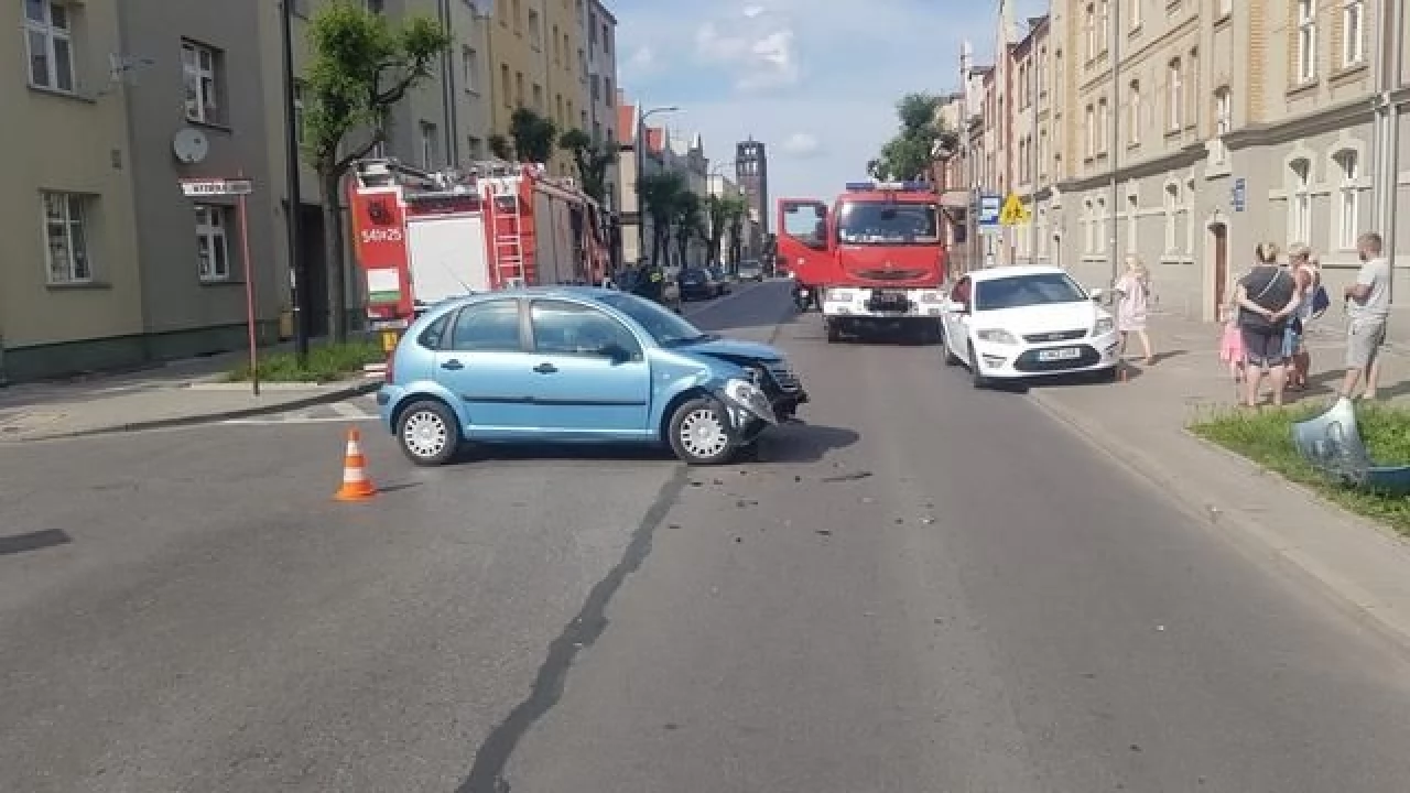 Wypadek na Sobieskiego. Są utrudnienia w ruchu