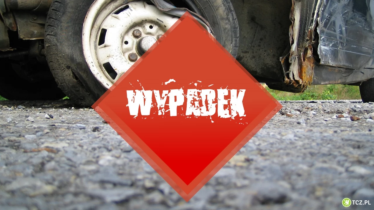 Wypadek w Pelplinie. Kierowca uciekł