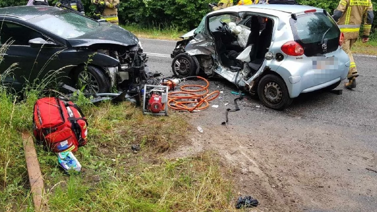 Wypadek w Swarożynie. Po kobietę przyleciał śmigłowiec LPR
