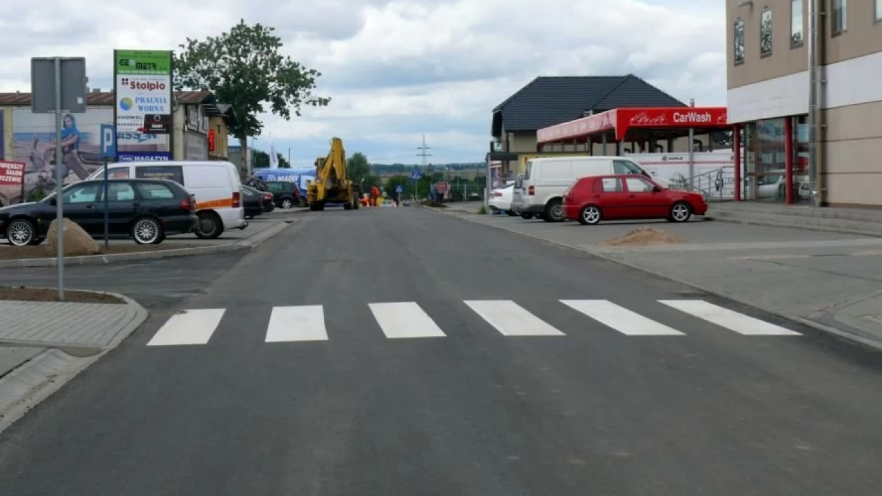 Wyremontowana droga już przejezdna