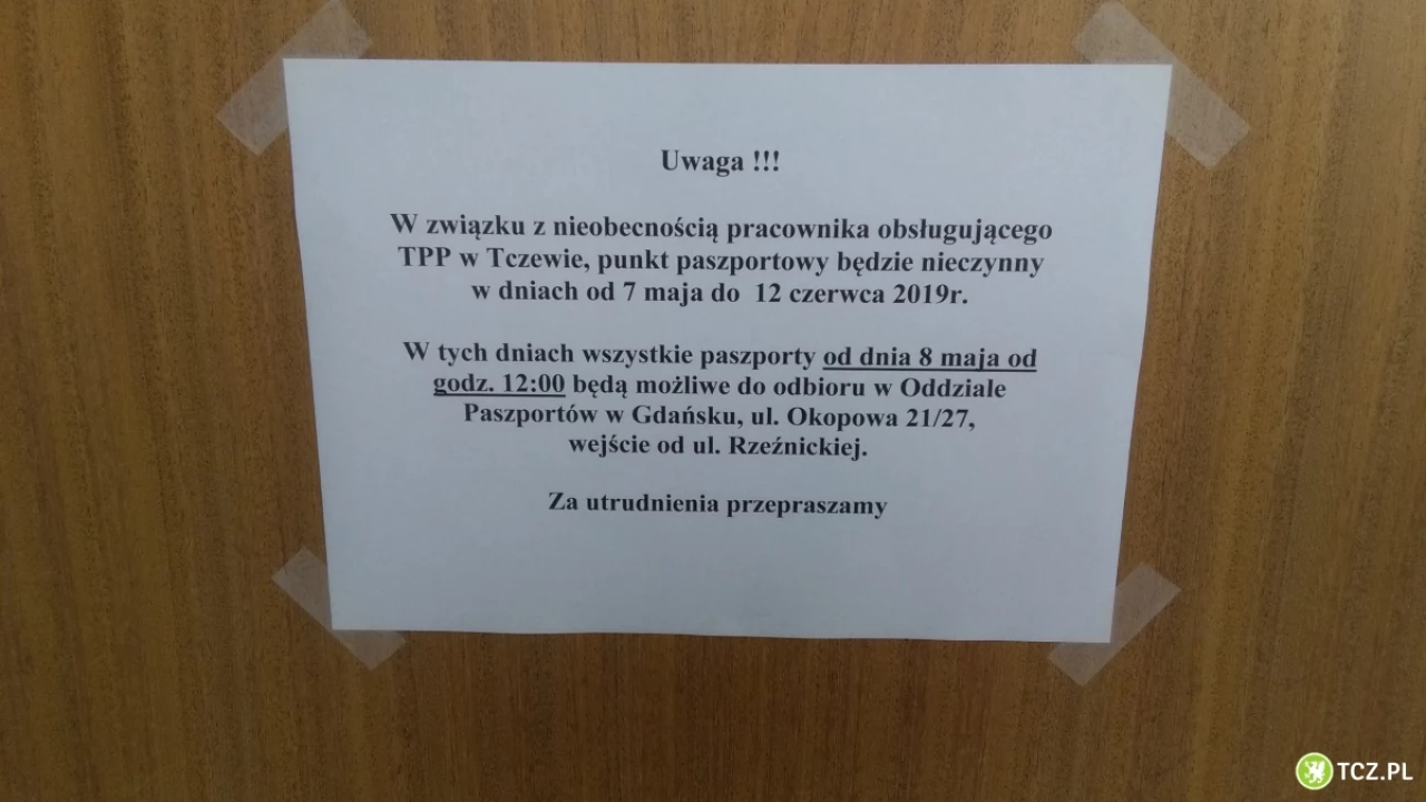 Wyrobienie paszportu wciąż w Gdańsku