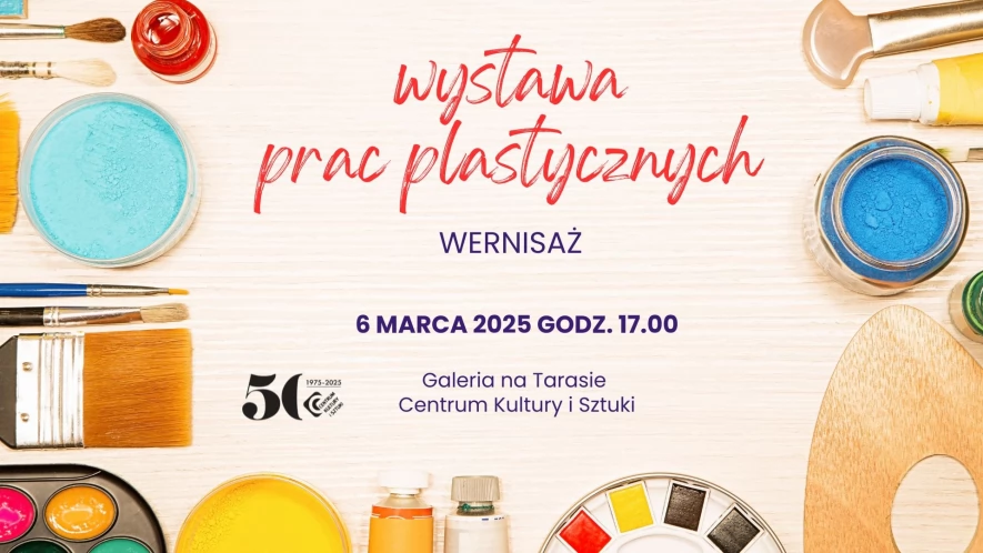 Wystawa prac uczestników warsztatów plastycznych - wernisaż