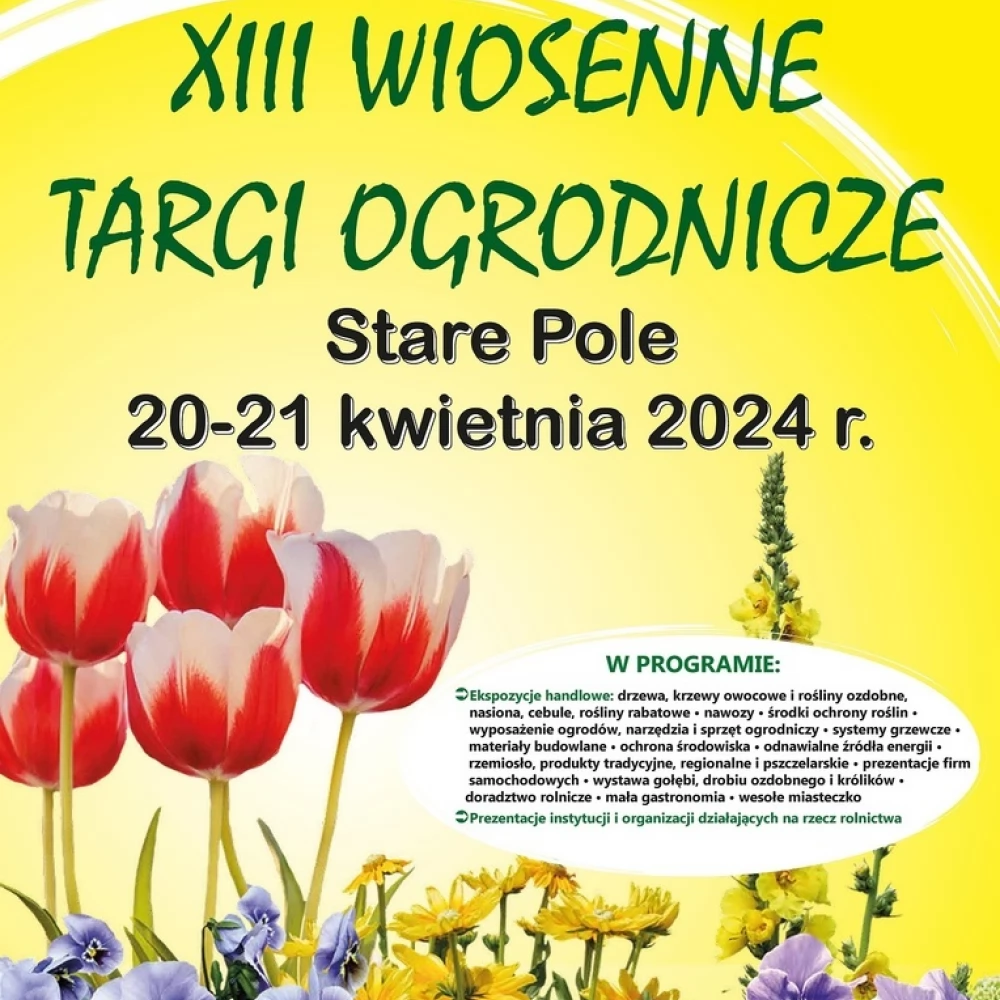 XIII Wiosenne Targi Ogrodnicze w Starym Polu