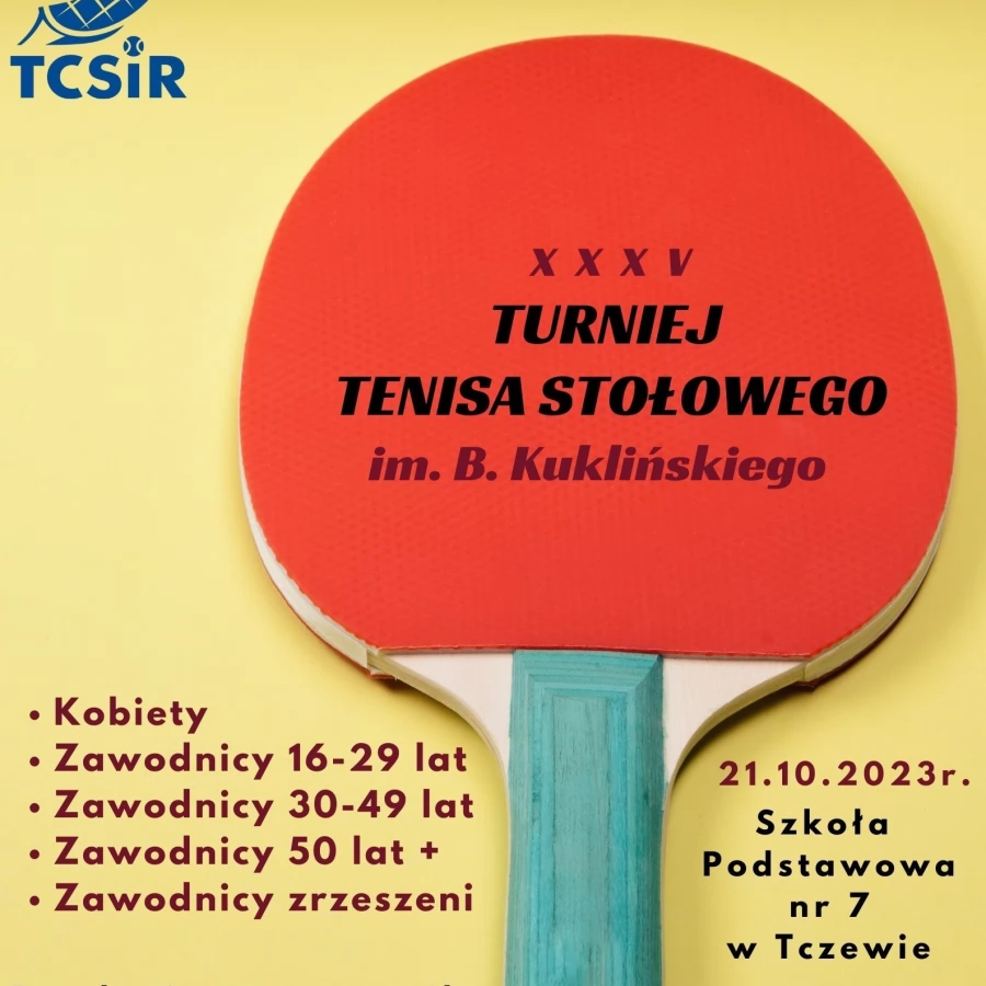 XXXV Memoriałowy Turniej Tenisa Stołowego im. Bronisława Kuklińskiego