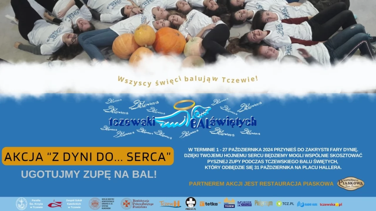 "Z dyni do... serca" - przygotowania do XII Tczewskiego Balu Świętych 2024 ruszyły!