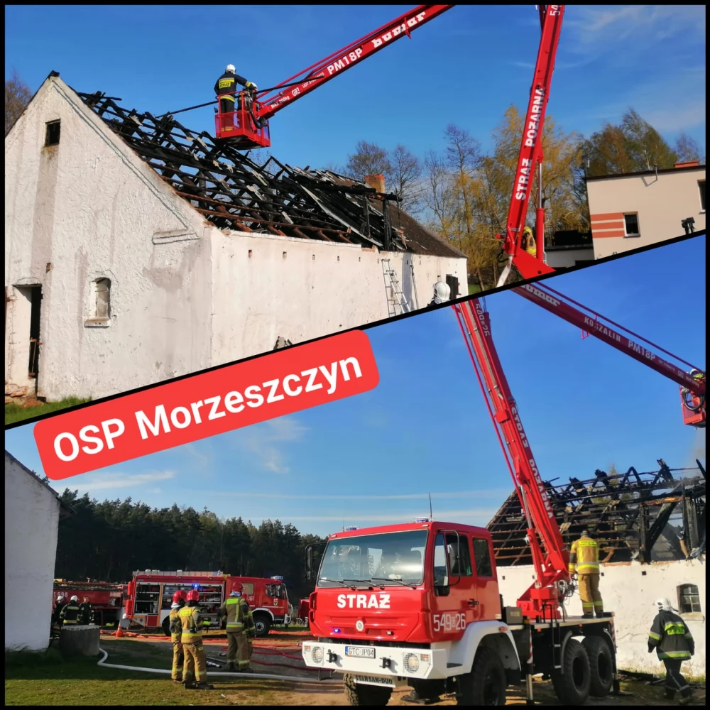 Zalane mieszkanie na Jagiełły i pożar w Lipiej Górze