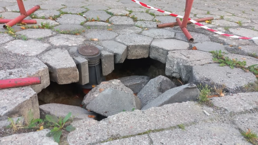 Zapadnięcie na Targowej