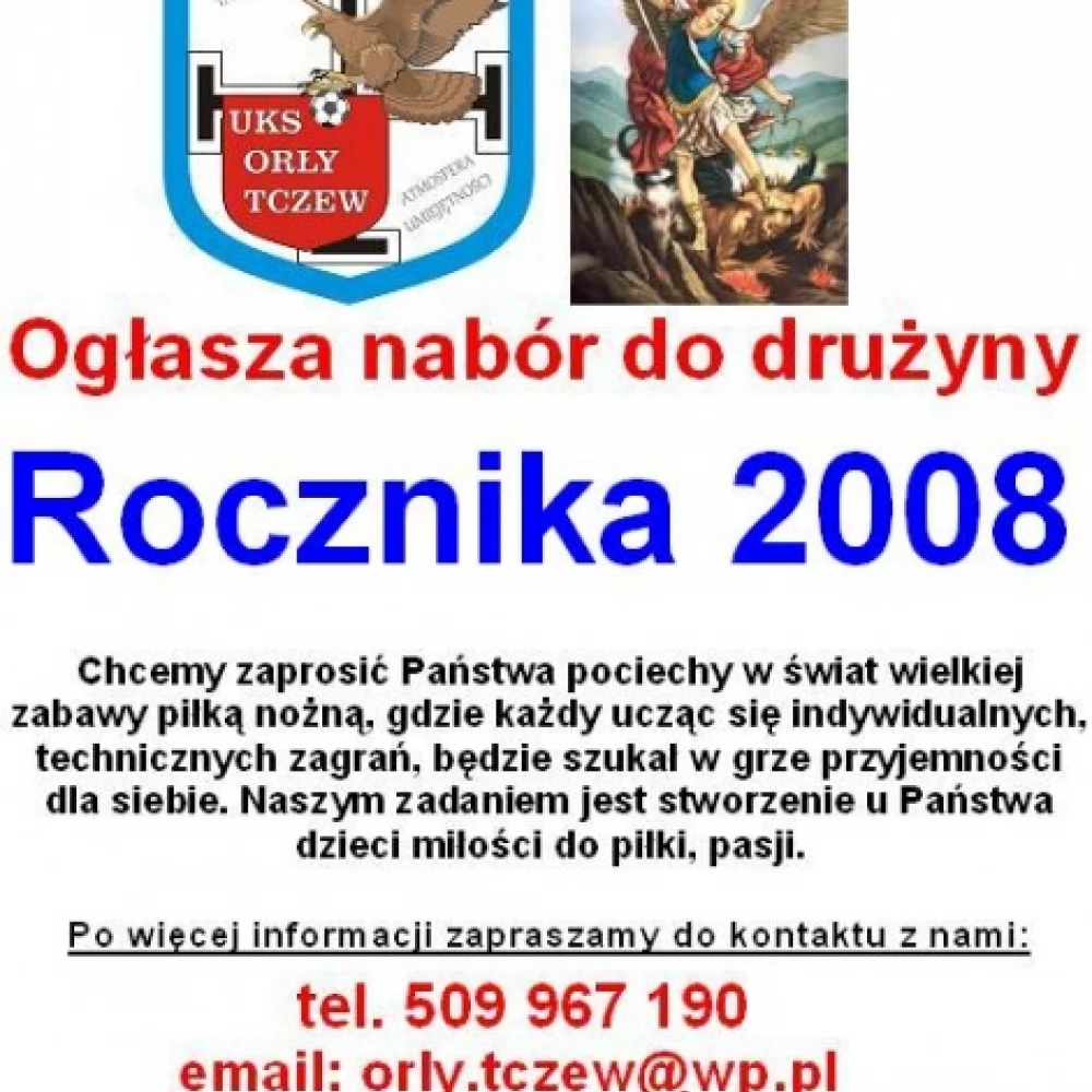 Zapraszamy do UKS "Orły" Tczew
